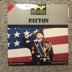 Patton Laserdisc Movie Film WW2 Special Widescreen Edition Laser Videodisc - Imagen 1 de 11
