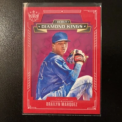 2021 Diamond Kings Debut Diamond Kings Red Frame Brailyn Marquez Cubs Rookie - Image 1 of 2