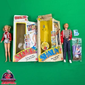 VTG Mattel STARR Shaun & Starr Set With Original Boxes - Picture 1 of 15