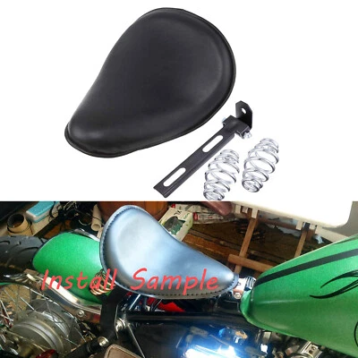 US Black Motorcycle Solo Seat Saddle For Honda Shadow Spirit 750 VT750DC VT750C2 - Image 1 of 4