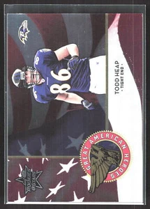 Todd Heap 2004 Leaf Rookies & Stars Great American Heroes Card /1250 #GAH-18 - Picture 1 of 2