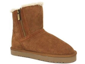 Style&co. Botas para mujer Ciley clima frío gamuza castaño talla 5 M - Imagen 1 de 5