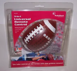 Radio Shack 3 in 1 Universal Remote Control Football Man Cave Sports Nuts NIP - Picture 1 of 6