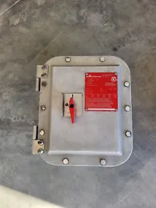 CROUSE HINDS EIDA3030 30A 600V EXPLOSION PROOF DISCONNECT SWITCH ENCLOSURE W Sw  - Picture 1 of 18