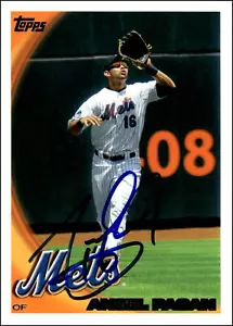 2010 Topps New York Mets Angel Pagan #NYM11 Signed Auto New York Mets - Picture 1 of 2