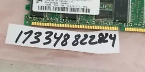 128MB 1RX8 DDR 266 CL2.5 PC2100r 184-PIN ECC REGISTERED DIMM SINGLE RANK 16x8 - Picture 1 of 1