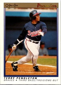 1991 O-Pee-Chee Premier #95 Terry Pendleton - Picture 1 of 2
