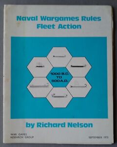Naval Wargames Rules Flotte Action SC Richard Nelson Sept 1973 WGRG