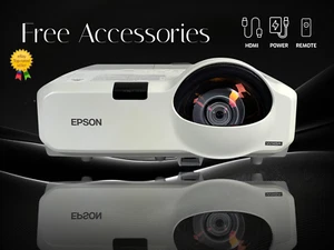 3LCD Projecteur Courte Portée 2500 Lumens Home Cinéma TV & Vidéo 1080i HDMI USB - Photo 1/8