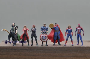 1/43 1/64 1/87 Miniatures Captain America Scarlet Witch Loki Scene Prop Figures - Picture 1 of 5