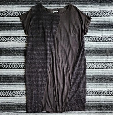 Vestido Vaina Marina Rinaldi Talla 20W Hasta la Rodilla Manga Corta Encaje Cambio Marrón Foto 1 de 4