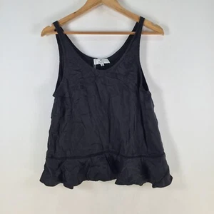 We Are Kindred womens cami tank top size 10 silk black sleeveless 110025 - Picture 1 of 8