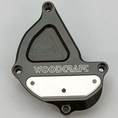 YAMAHA 2017-18 FZ10 WOODCRAFT GATILLO ENCENDIDO MOTOR CUBIERTA PROTECTOR ALMOHADILLA DE ACERO Foto 1 de 4