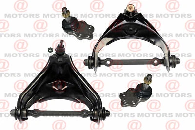 Dodge Dakota 1997 to 1999  RWD 2WD Pair Upper Control Arms & 2 Lower Ball Joints - Image 1 of 4