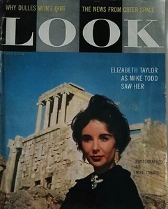 1958 Look Magazine front cover only Elizabeth Taylor as Mike Todd saw her - Picture 1 of 1
