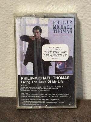 1985 VTG Philip-Michael Thomas Living the Book of My Life Cassette SEALED - Image 1 of 4
