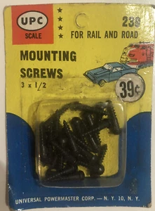 Universal Powermaster Corp Mounting Screws Model Train Accessories NOS - Picture 1 of 2