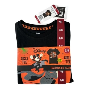 Disney Mouse Girls Halloween Glow In The Dark Family T-Shirt S7/8 FREE SHIPPING! - Picture 1 of 2
