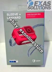 AJSST-008 - GoPro Sleeve + Lanyard (HERO8 Black) Firecracker Red - Picture 1 of 1