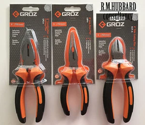 Engineers Combination Pliers Set. Quality tools by Groz. - Picture 1 of 1