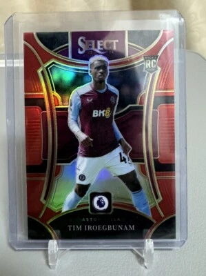 2023-24 PANINI SELECT PREMIER LEAGUE EPL ASTON VILLA TIM IROEGBUNAM RC RED #115 - Image 1 of 2