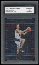 AUSTIN REAVES 2021-22 PANINI ILLUSIONS 1ST GRADED 10 NBA ROOKIE CARD LA LAKERS