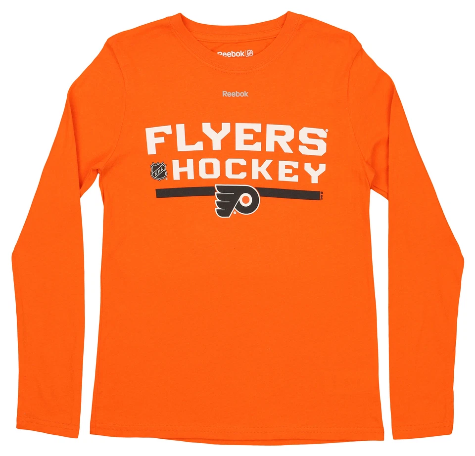 Camiseta básica Reebok NHL Youth (4-20) Philadelphia Flyers Performance, naranja Foto 1 de 1
