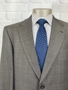 Hart Schaffner Marx Gold Trump.Men’s 2 Btn Plaid Wool Suit Sz 42 R Pants 38 X 32 - Picture 1 of 12