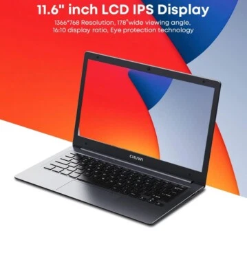 notebook 11,6 Chuwi 4gb  120 gb ssd con scatola custodia computer  window 11 - Immagine 1 di 4
