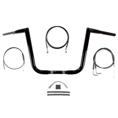 Kit de manillar Jarhead Ape 2004-2013 Harley-Davidson Sportster 1 1/4" negro 12" Foto 1 de 3
