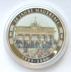 DDR Medal Brandenburg Gate 20 Years Fall Of The Wall-Berlin - Picture 1 of 2