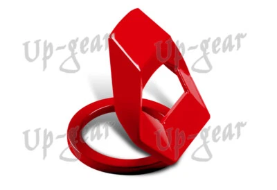 Universal Rojo Estilo Lambo Motor Arranque Parada Botón Decoración Anillo Borde Cubierta Foto 1 de 4