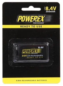 Batterie, Pré-chargé Nimh 8.4V 300MAH 1PK - POWEREX - Picture 1 of 1