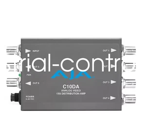 AJA C10DA 1x6 Distribution Amplifier with NTSC and PAL Support - Picture 1 of 3