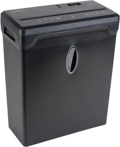 - Premium Distruggi Documenti Fino a 6 Fogli, Taglio a Frammenti/Croce 4 X 33 Mm - Foto 1 di 12