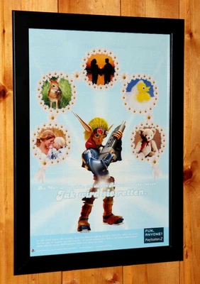 Jak II 2 Renegade Playstation 2 PS2 Rare Small Werbeblatt Poster Ad Page Framed. - Bild 1 von 4