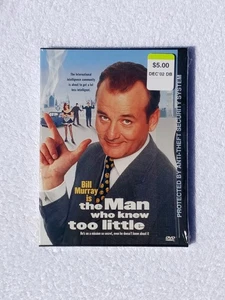 The Man Who Knew Too Little Bill Murray DVD NEW Sealed - Foto 1 di 2