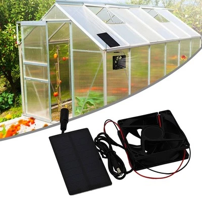 Disfruta del Aire Fresco con un Ventilador de Panel Solar Impermeable IP65 Ki - Imagen 1 de 4