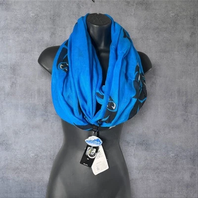 NEW Carolina Panthers Infinity Scarf Womens OS Blue Forever Collectibles NFL - Image 1 of 4