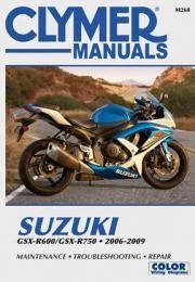 Manual de reparación Clymer para Suzuki GSXR 600 750 M268 2006-2009 Foto 1 de 1