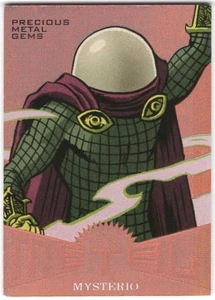 2017 Fleer Ultra Marvel Spider-Man- Metal PMG- MYSTERIO- MM39- 091/199 - Imagen 1 de 2