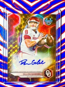2023 Bowman U Best Dillon Gabriel Gold Geometric Refractor Auto /50 #BOA-DG - Picture 1 of 2