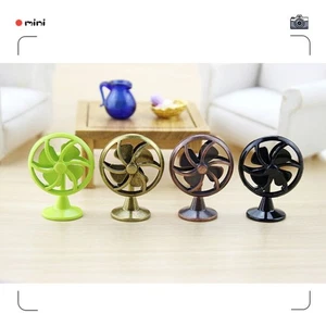1:12 Scale Doll Fan Furniture Vintage Mini Fan Model Dollhouse Accessories - Picture 1 of 17