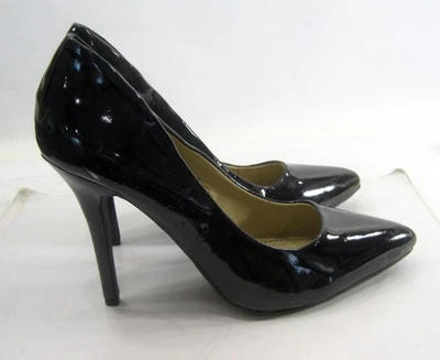 ANNE MICHELLE Black 4.5"Stiletto High Heel Pointy Toe  WOMEN Size    8 - Image 1 of 4