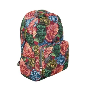 MVL Harry Potter Repeat Print Crest Backpack –School work Hogwarts Bag | - Picture 1 of 9