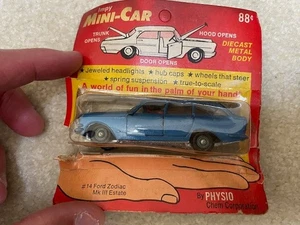 Blue FORD ZODIAC ESTATE #14 1/59 Scale Road-Master Lonestar IMPY In Pkg England - Picture 1 of 4