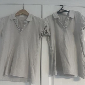 ‘Sale’ Girls White School Polo Shirt Size 12-13yrs Asda George 100% Cotton - Picture 1 of 6