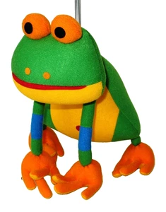Hüpfbaby Frosch Deckenmobile auf Feder - Federtier. Frosch Mobile. - Bild 1 von 2
