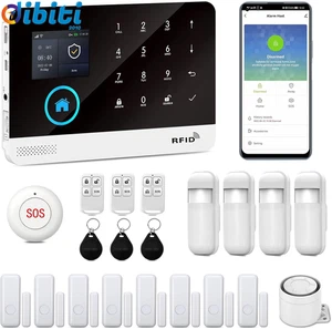 2G Allarme Casa Senza Fili, Wifi Antifurto Casa Wireless Con Controllo APP, 21 P - Foto 1 di 13
