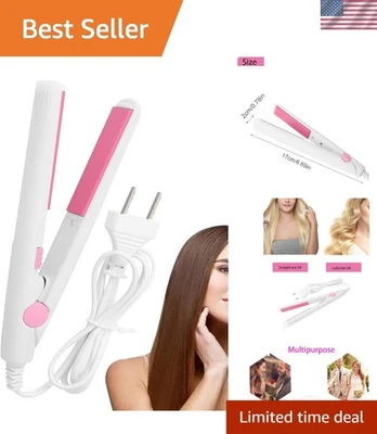 Mini plancha de pelo de 2 pulgadas, mini rizador de pelo mini plancha de pelo, cerámica... Foto 1 de 4